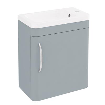 Cavone 40CM 1 Door Basin Vanity Unit - Matt Grey