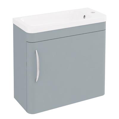 Cavone 50CM 1 Door Basin Vanity Unit - Matt Grey