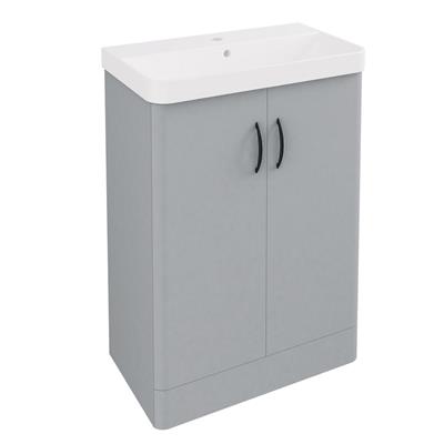 Cavone II 60CM 2 Door Basin Vanity Unit - Grey