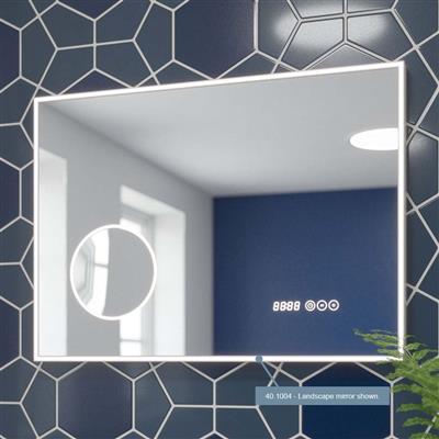 Fabriano 700 x 500mm LED Portrait Mirror