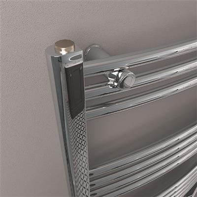 Wendover Curved Multirail 1200 x 400 Chrome