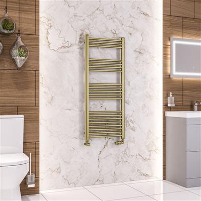 Wendover Straight Multirail 1200 x 500 Brushed Brass