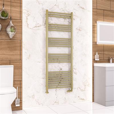 Wendover Straight Multirail 1600 x 600 Brushed Brass