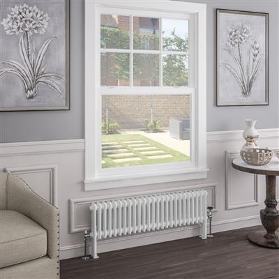 Imperia 2 Column Radiator 300 x 1145mm Gloss White