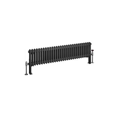 Imperia 2 Column Radiator 300 x 1370mm Matt Anthracite