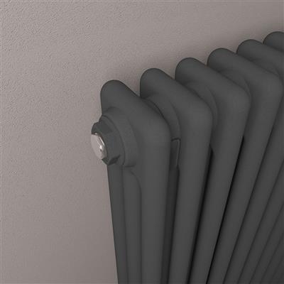 Imperia 3 Column Radiator 300 x 1370mm Matt Anthracite