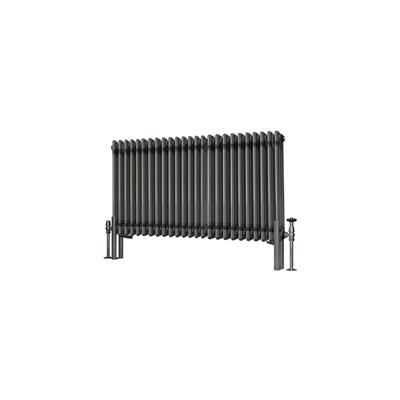 Imperia 3 Column Radiator 600 x 1145mm Bare Metal