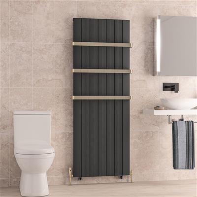 Trent 1800 x 660 Aluminium Radiator Matt Anthracite