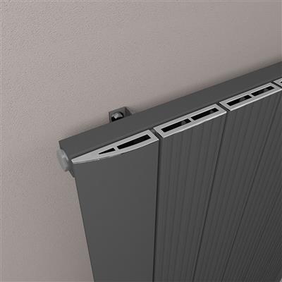 Trent 1800 x 660 Aluminium Radiator Matt Anthracite