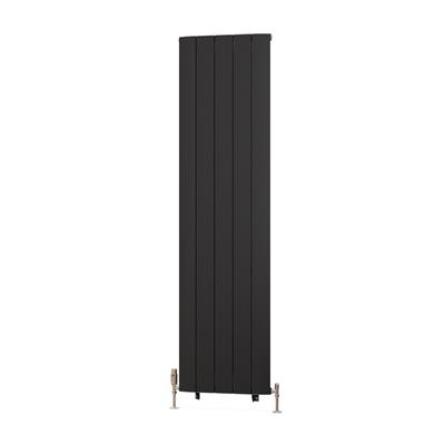 Trent 1800 x 470 Aluminium Radiator Matt Black