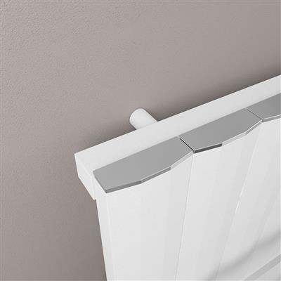 Derwent 1800 x 604 Dry Element Aluminium Radiator Matt White