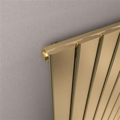 Warrington 1800 x 528 Radiator Type10 Brushed Brass