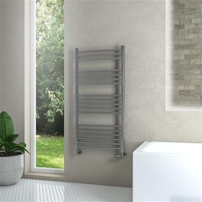 Wendover Straight Stainless Steel Multirail 1200 x 600 Brushed