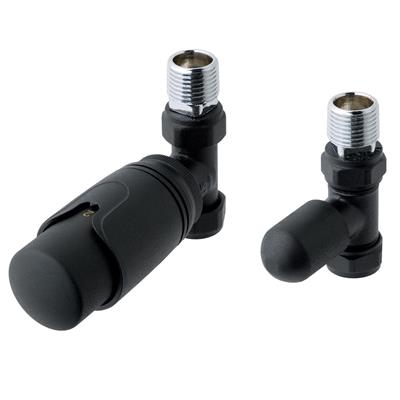 Radiator Valves - Matt Black