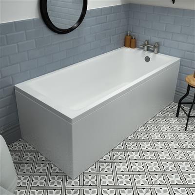 Rockall Single Ended (SE) 1600 x 700 x 440mm 5mm Bath - White