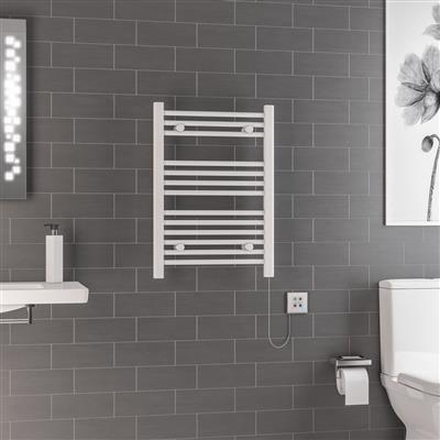 Biava Dry Element Towel Rail 700x500mm 250w Gloss White