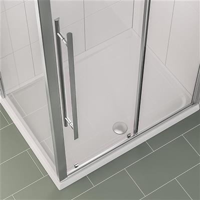 Vantage Plan C 1400mm x 700mm Rectangular Shower Tray - White