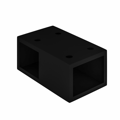 Vantage 2000 T-Piece Connector - Matt Black