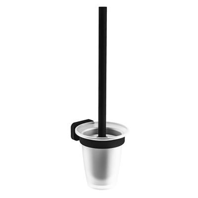 Asti Toilet Brush Holder - Matt Black