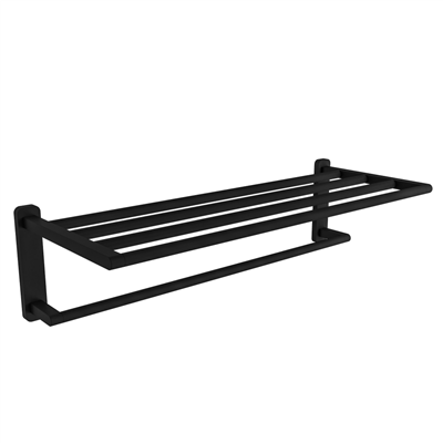 Asti Towel Shelf - Matt Black