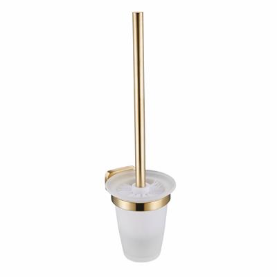 Asti Toilet Brush Holder - Brushed Brass