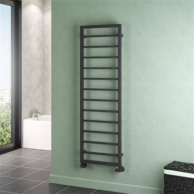 Ryton 1600 x 500mm. Towel Rail Matt Anthracite