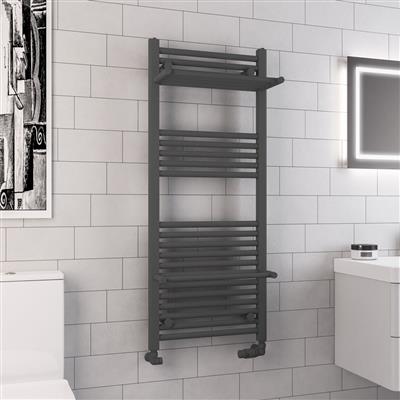 Madrid Bathroom Double Towel Racks Matte Black