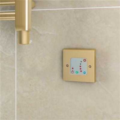 Crafton II Temperature Control Panel Brass Effect