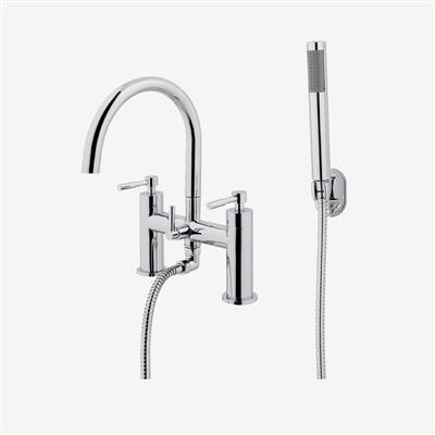 Leith Bath Shower Mixer (BSM) Tap with Handset Chrome