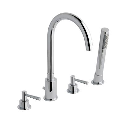 Prado Lever 4 Tap Hole Bath Shower Mixer Tap (BSM) Chrome