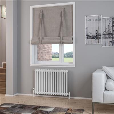 Rivassa 2 Column Radiator 600 x 833mm Gloss White