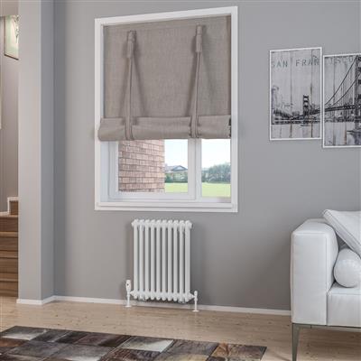 Rivassa 2 Column Radiator 600 x 473mm Gloss White