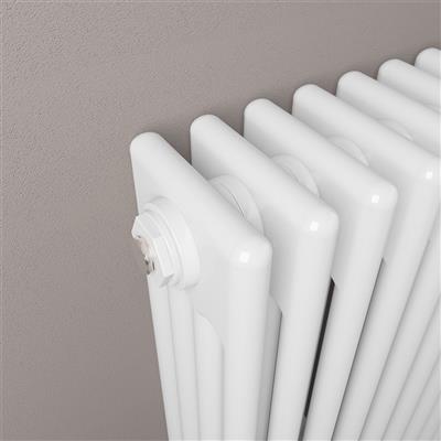 Rivassa 4 Column Radiator 300 x 1010mm Gloss White