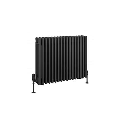 Rivassa 4 Column Radiator 600 x 785mm Matt Anthracite