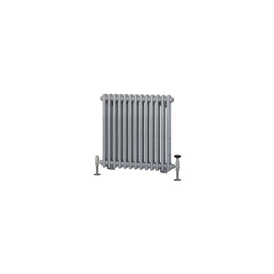 Rivassa 2 Column Radiator 600 x 608mm Chrome Effect