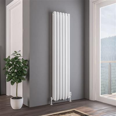 Tunstall Double 1800 x 420 Radiator Matt White