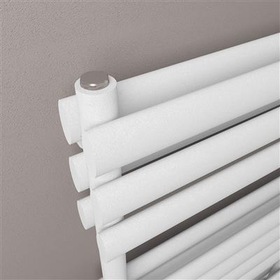 Tunstall Double 1200 x 500 Towel Rail Matt White