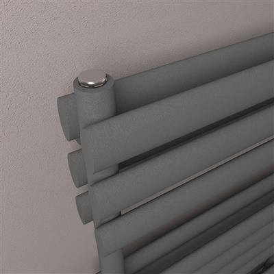 Tunstall Double 560 x 1000 Towel Rail Matt Anthracite