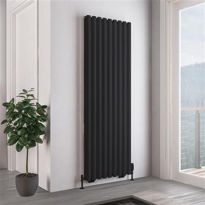 Tunstall Double 1800 x 630 Radiator Matt Black