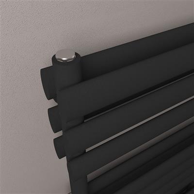 Tunstall Double 560 x 1000 Towel Rail Matt Black