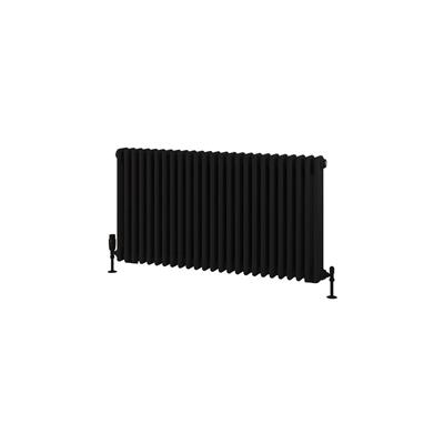 Rivassa 3 Column Radiator 600 x 1148mm Matt Black