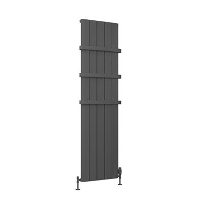 Peretti 1800 x 470 Aluminium Radiator Matt Anthracite