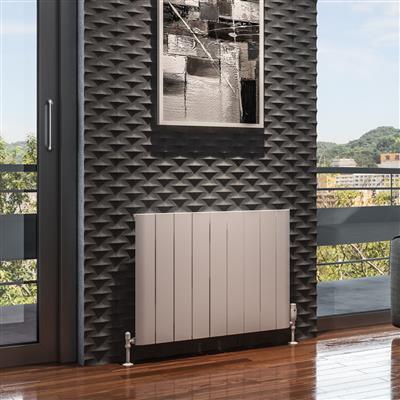 Peretti 600 x 850 Aluminium Radiator Matt White