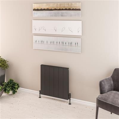 Vesima 600 x 603 Aluminium Radiator Matt Anthracite