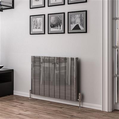 Peretti 600 x 850 Aluminium Radiator Polished Aluminium