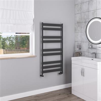 Pelago Aluminium Towel Rail 1200x600mm Matt Anthracite