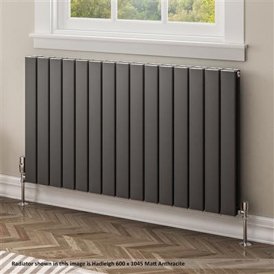 Hadleigh 600 x 835 Aluminium Radiator Matt Anthracite