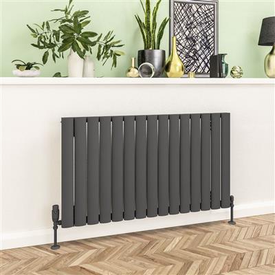 Sandhurst 600 x 1045 Aluminium Radiator Matt Anthracite