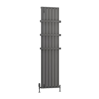 Sandhurst 1800 x 415 Aluminium Radiator Matt Anthracite