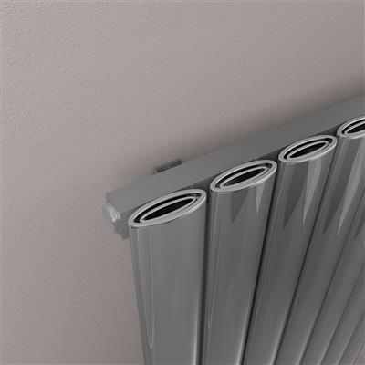 Sandhurst 1800 x 485 Aluminium Radiator Polished Aluminium